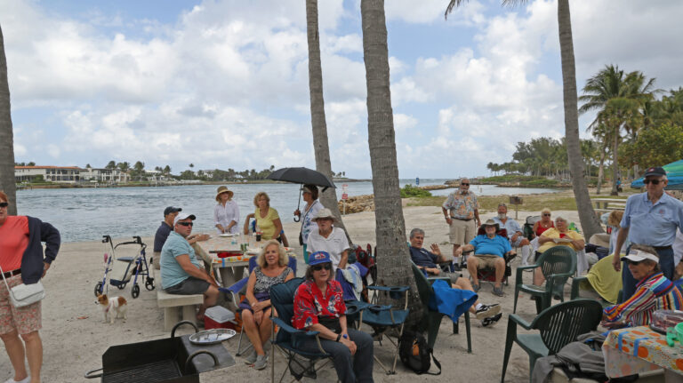 Squadron picnic at Jupiter Inlet