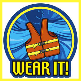 Life Jacket "wear it" logo